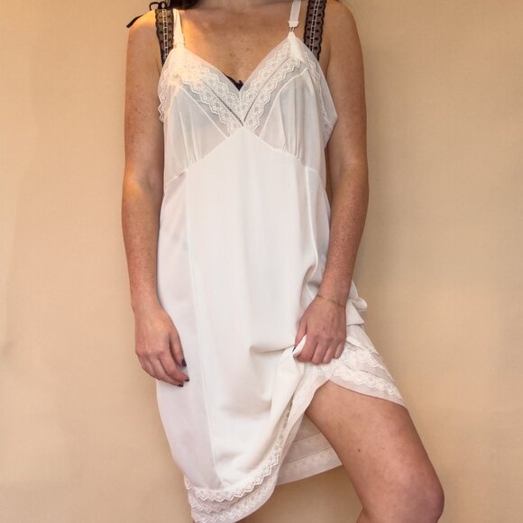 1980S VERONA SLIP DRESS - Picture 3 of 4
